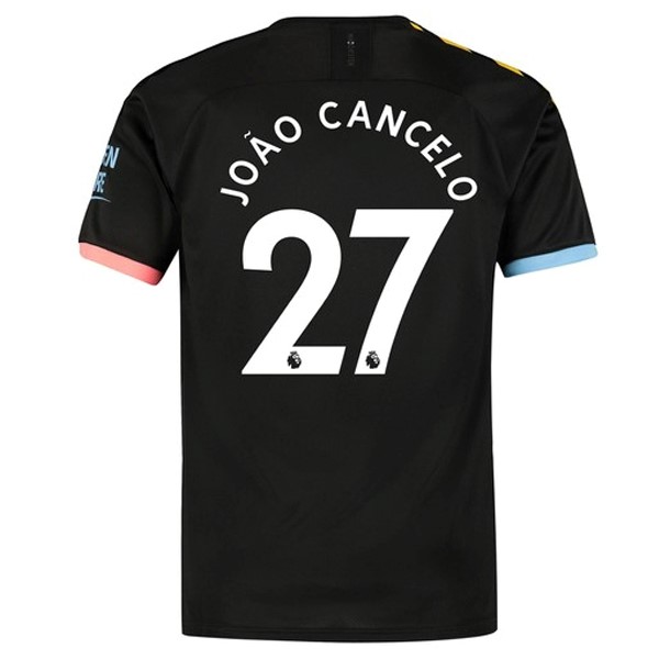 Camiseta Manchester City NO.27 Cancelo 2ª 2019 2020 Negro